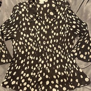 Polka dot blouse